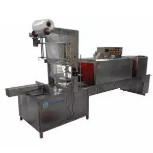 Semi Automatic Bottle Shrink Wrapping Machine