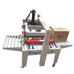 Semi Automatic Cartoon Tapping Machine Side Drive