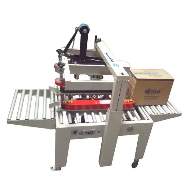 Semi Automatic Cartoon Tapping Machine Side Drive