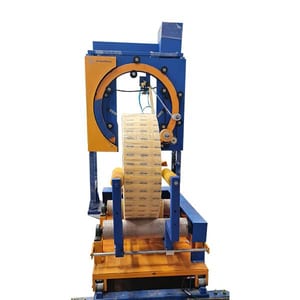 Steel Coil Wrapping Machine With Ring Updown System